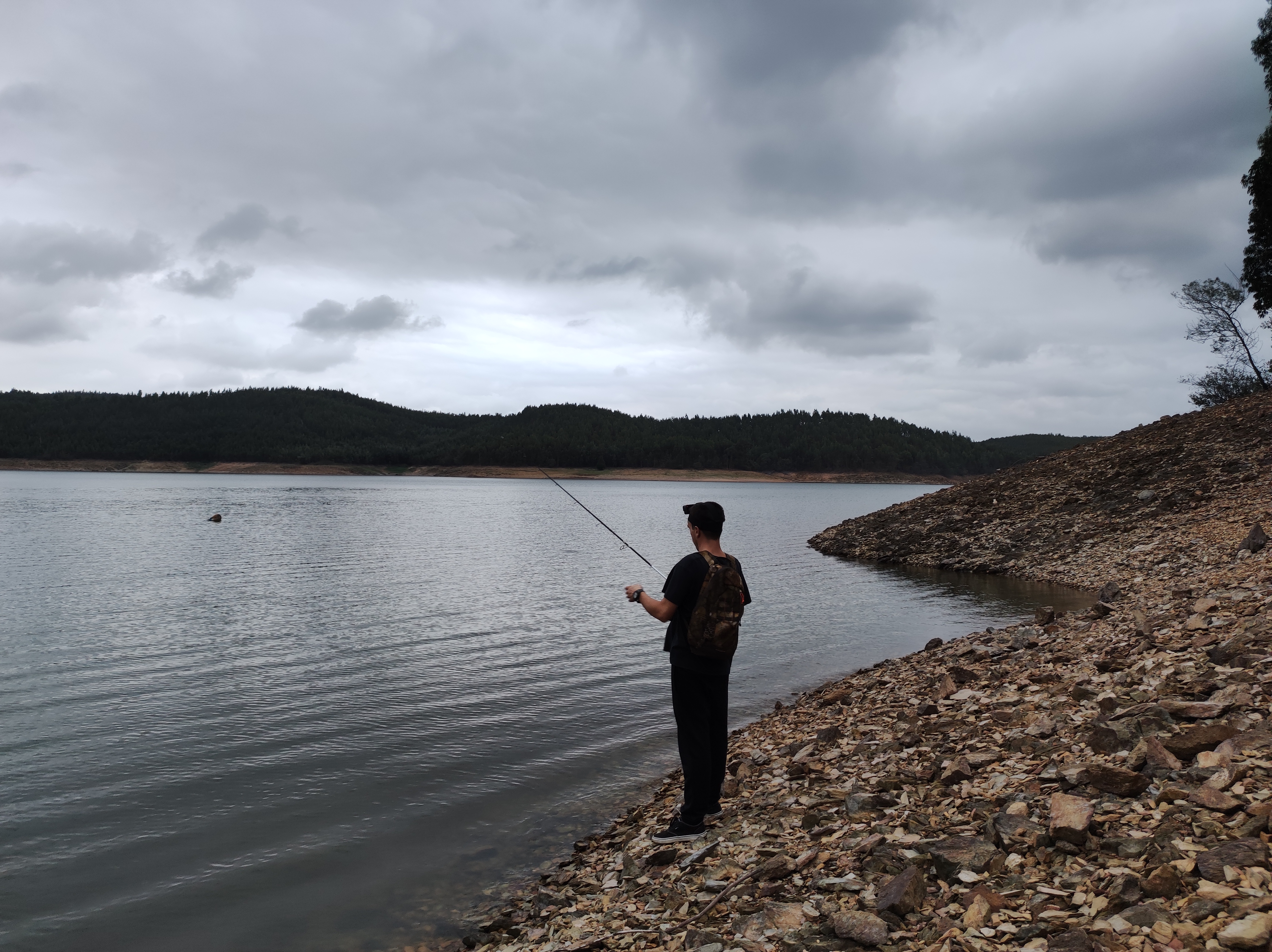 roger fishing at barragem da aguieira
